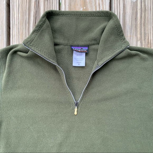 Womens Patagonia Synchilla Fleece 1/4 Quarter Zip Long Sleeve Jacket Pullover M - Picture 3 of 6
